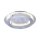 Plafonnier LED en métal argenté 3000 lm Ø50 cm
