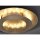 Plafonnier LED en feuille dor métal 2270 lm Ø40 cm