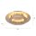 Plafonnier LED en feuille dor métal 2270 lm Ø40 cm