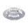 Plafonnier LED feuille dargent métal 18 W Ø40 cm