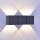 Applique LED extérieure aluminium IP54 22,5 cm anthracite