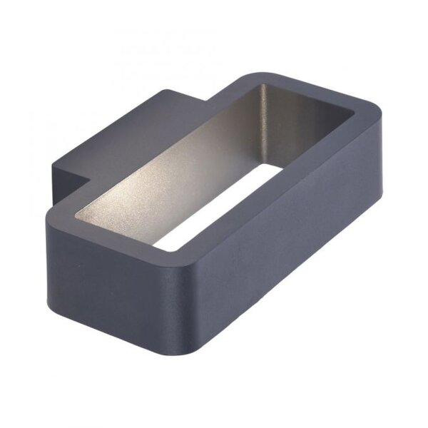 Applique LED extérieure aluminium anthracite IP54 L:22 cm