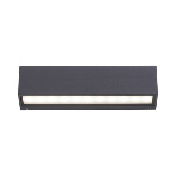 Lampe dextérieur LED murale aluminium L:25 cm IP65 Up & Down