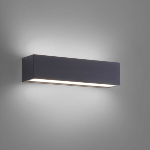 Lampe dextérieur LED murale aluminium L:25 cm IP65 Up & Down