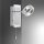 Spot mural à LED Interrupteur à tirette IP44 flexible en aluminium