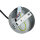 Lampe à suspendre métal rond rétro chrome abat-jour sphérique