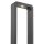 Borne déclairage LED métal 60 cm de haut IP54 noir 480 lm