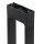 Borne déclairage LED métal 60 cm de haut IP54 noir 480 lm