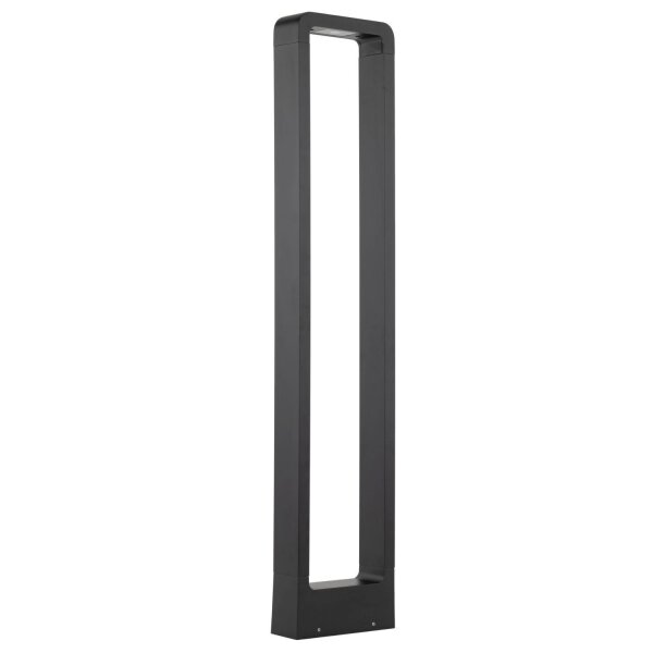 Borne déclairage LED Métal hauteur 80 cm IP54 noir 3000 K