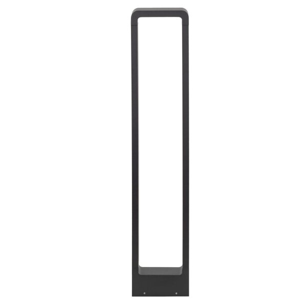 Borne déclairage LED Métal hauteur 80 cm IP54 noir 3000 K