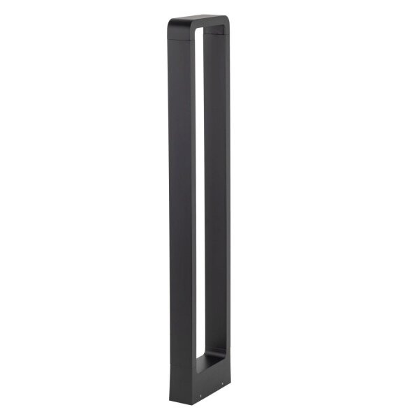 Borne déclairage LED Métal hauteur 80 cm IP54 noir 3000 K