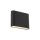 Applique extérieure LED aluminium noir IP54 Up Down