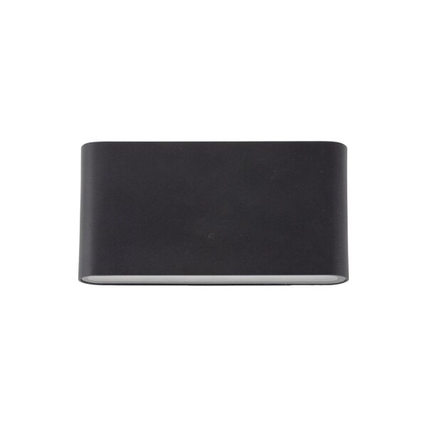 Applique LED extérieure métal noir 17,5 cm IP54 Up Down