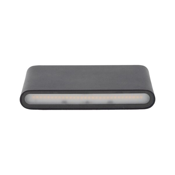 Applique LED extérieure métal noir 17,5 cm IP54 Up Down