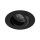Spot encastré orientable en métal Ø7,5 cm IP65 noir
