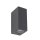 Up Down Lampe dextérieur murale IP44 Métal Gris H:15,1 cm GU10