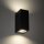Up Down Lampe dextérieur murale IP44 Métal Gris H:15,1 cm GU10