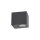 Applique murale extérieure Downlight Gris Métal IP44 GU10 H:8 cm