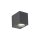 Applique murale extérieure Downlight Gris Métal IP44 GU10 H:8 cm