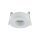 Spot encastré orientable en métal Ø7,5 cm IP65 blanc