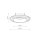 Spot encastré rond métal verre Ø8,5 cm IP65 blanc