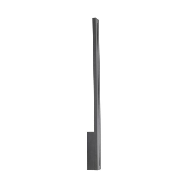 Applique LED Extérieur Métal Gris IP65 H:61 cm indirect