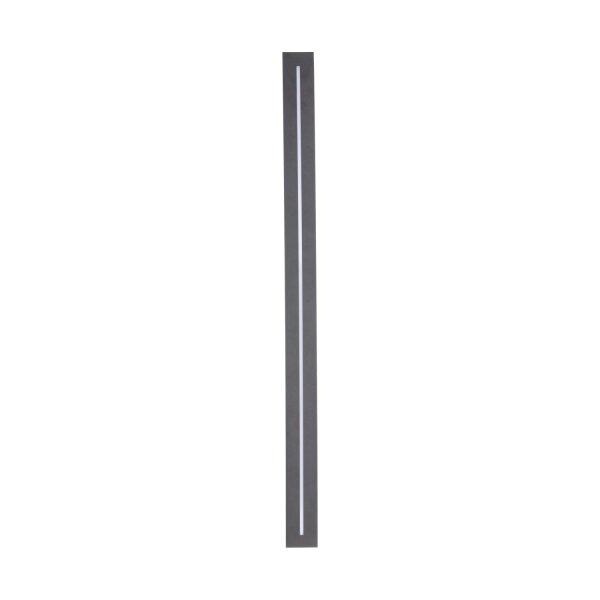Applique LED Extérieur Métal Gris IP65 H:61 cm indirect