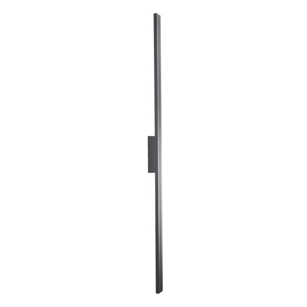 Lampe LED dextérieur Mur Métal Gris IP65 H:121 cm indirect