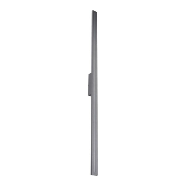 Lampe LED dextérieur Mur Métal Gris IP65 H:121 cm indirect