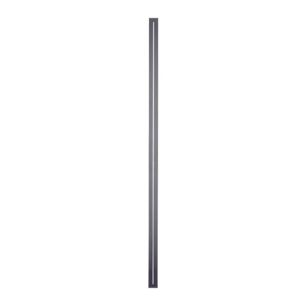 Lampe LED dextérieur Mur Métal Gris IP65 H:121 cm indirect