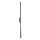 Lampe LED dextérieur Mur Métal Gris IP65 H:121 cm indirect