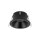 Spot encastré noir IP65 métal verre Ø8,5 cm rond