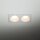 Spot à encastrer blanc IP65 métal verre GU10 2 flammes