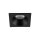 Spot encastré noir métal IP65 GU10 L:8,5 cm résistant aux intempéries