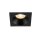 Spot encastré noir métal IP65 GU10 L:8,5 cm résistant aux intempéries