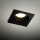 Spot encastré noir métal IP65 GU10 L:8,5 cm résistant aux intempéries