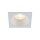 Spot encastré blanc métal IP65 GU10 L:8,5 cm résistant aux intempéries