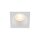 Spot encastré blanc métal IP65 GU10 L:8,5 cm résistant aux intempéries