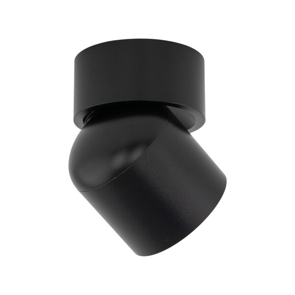 Spot de plafond réglable noir métal GU10 IP65