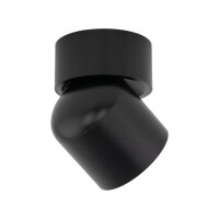 Spot de plafond réglable noir métal GU10 IP65
