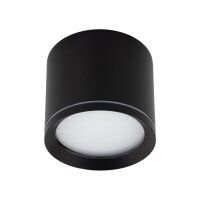 Spot à poser noir aluminium GX53 IP44 Ø8,4...