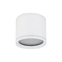 Spot à poser blanc aluminium GX53 IP44 Ø8,4...