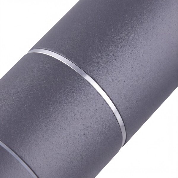 Applique murale Up Down détecteur de mouvement Anthracite IP44 extérieur