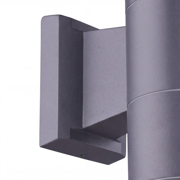 Applique murale moderne Up Down anthracite GU10 IP44 extérieur
