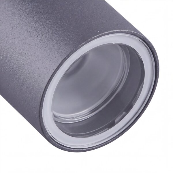Applique murale moderne Up Down anthracite GU10 IP44 extérieur