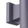 Applique murale moderne Up Down anthracite GU10 IP44 extérieur