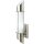 Applique murale ext&eacute;rieure argent Acier inoxydable E27 IP44 H:49,8 cm