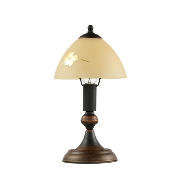 Lampe de table Shabby Landhaus Lampe dintérieur en verre