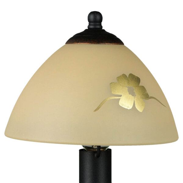Lampe de table Shabby Landhaus Lampe dintérieur en verre