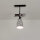 Shabby Chic Plafonnier blanc gris orientable AGAP